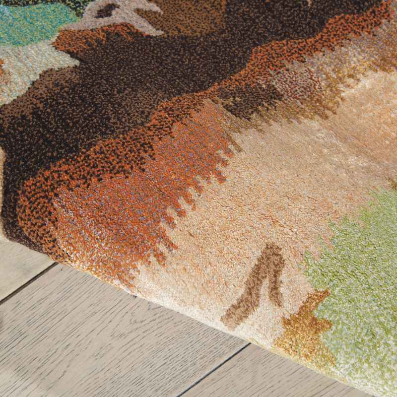 Prismatic Modern Abstract Rugs in PRS09 Multi-Coloured by Nourison
