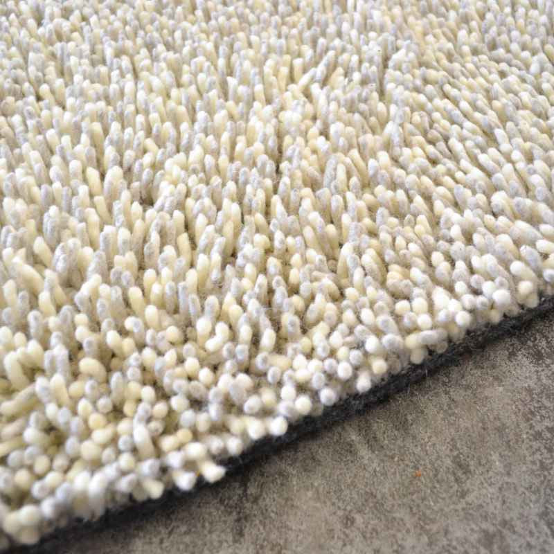 Gravel Mix Shaggy Rugs by Brink & Campman 68209 White Grey