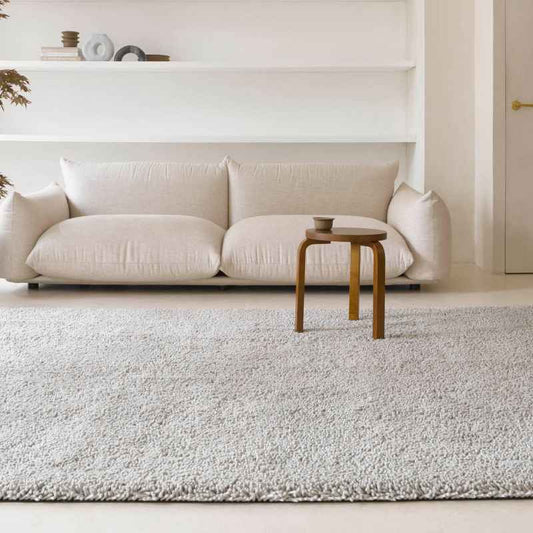 Gravel Modern Shaggy Wool Rugs by Brink & Campman 68001