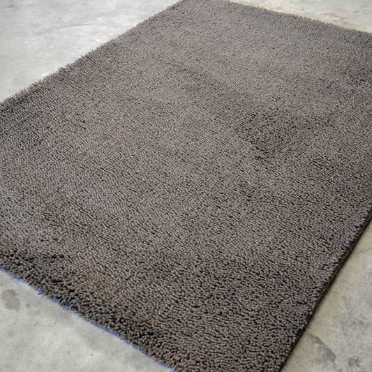 Gravel Modern Shaggy Wool Rugs by Brink & Campman 68005