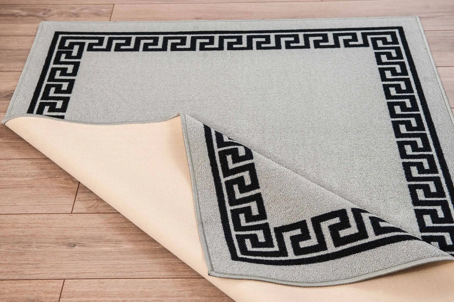 Washable Gel-Back Havana 413 Grey Rug