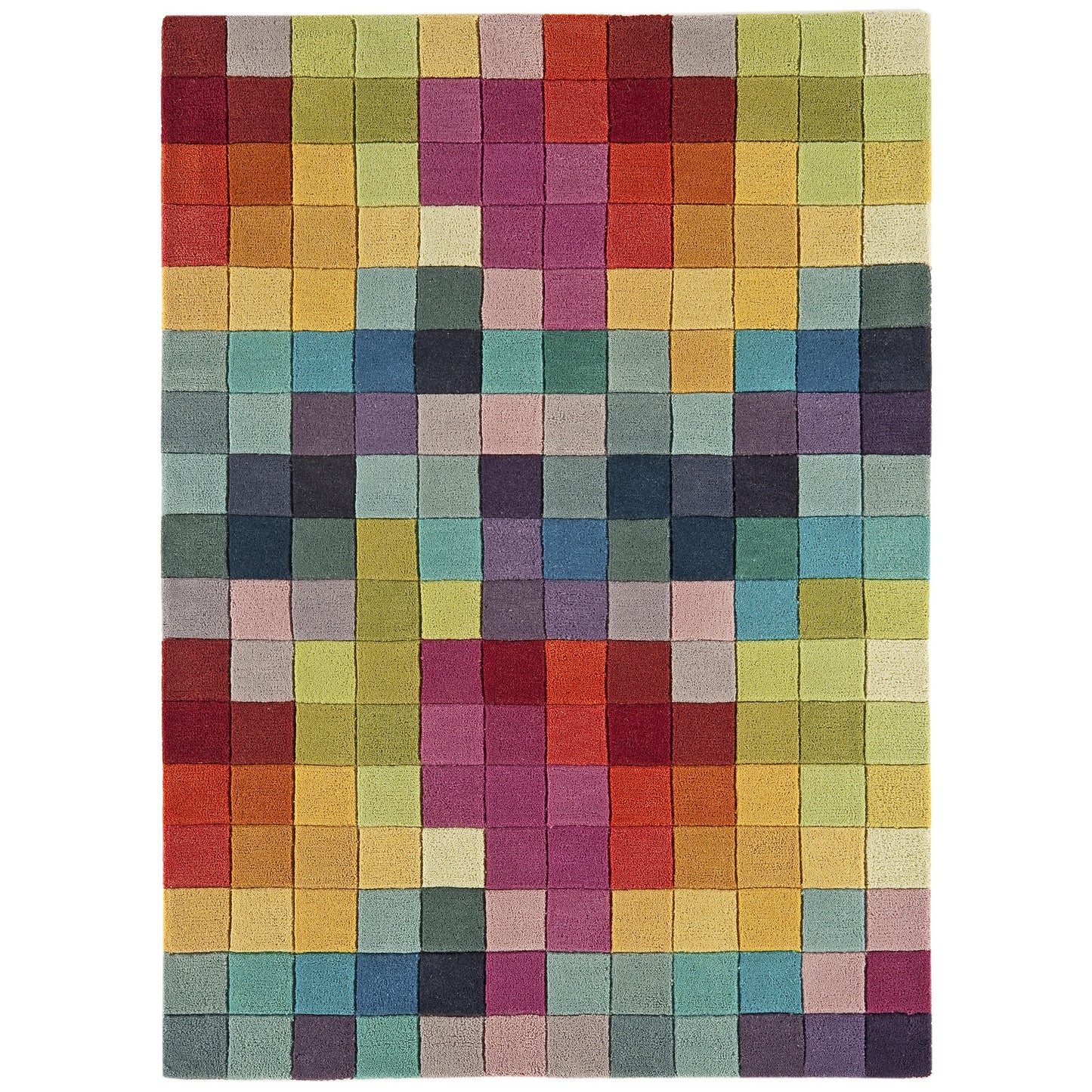 Funk Rugs - Multi Coloured Bright Modern Pure Wool