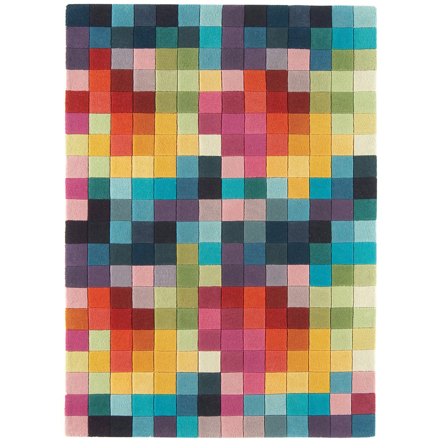 Funk Rugs - Multi Coloured Bright Modern Pure Wool
