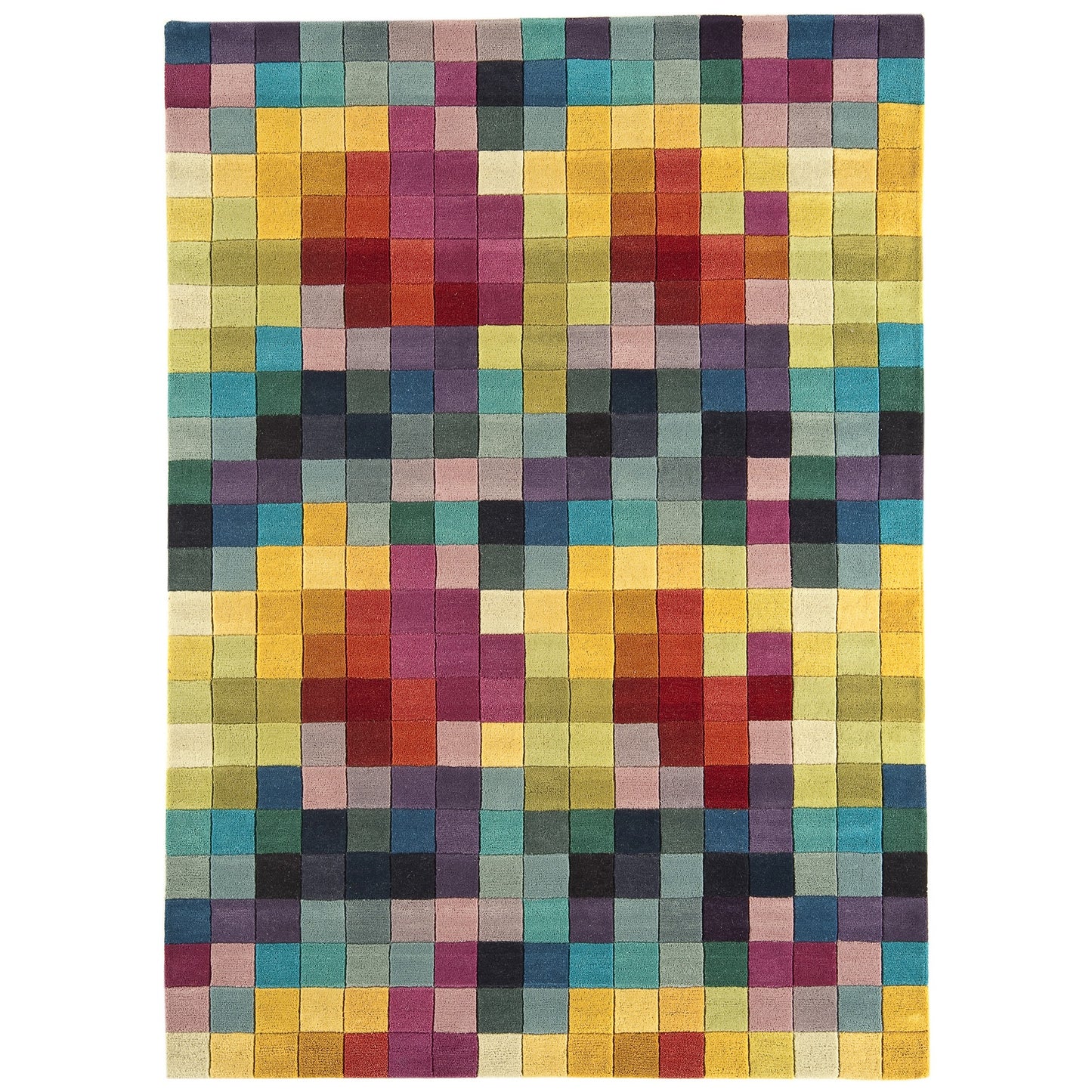 Funk Rugs - Multi Coloured Bright Modern Pure Wool