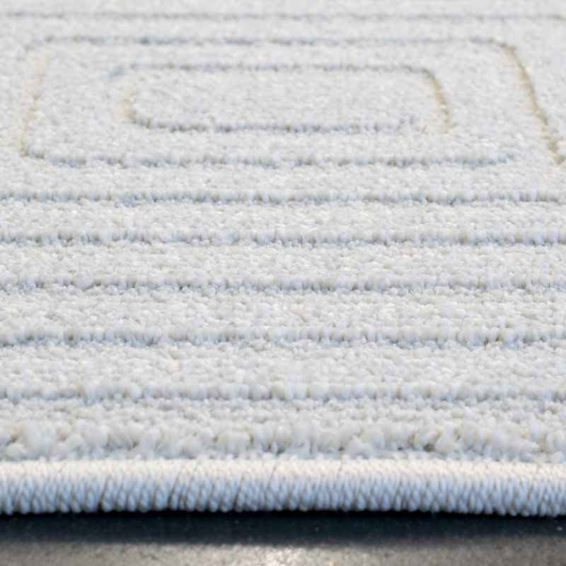 Geometric Modern Textured Rugs in 410009 6161 Cream