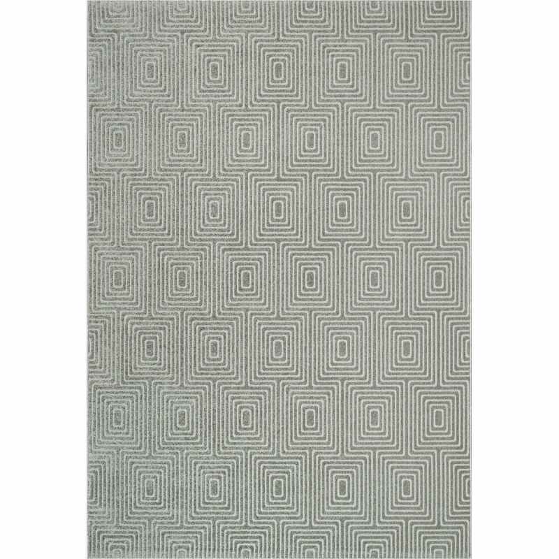 Geometric Modern Textured Rugs in 410009 7121 Taupe