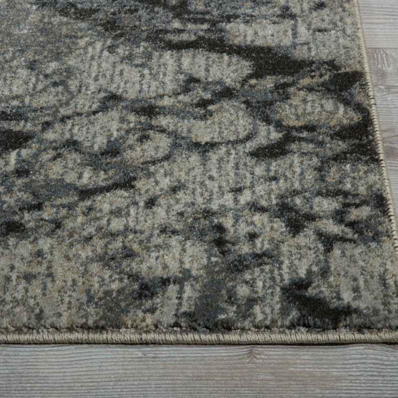 Maxell Abstract Runner Rugs MAE08 by Nourison in Grey