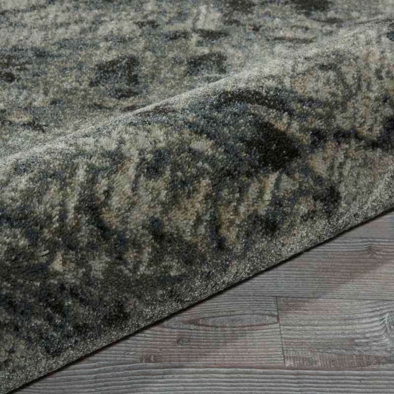Maxell Abstract Runner Rugs MAE08 by Nourison in Grey