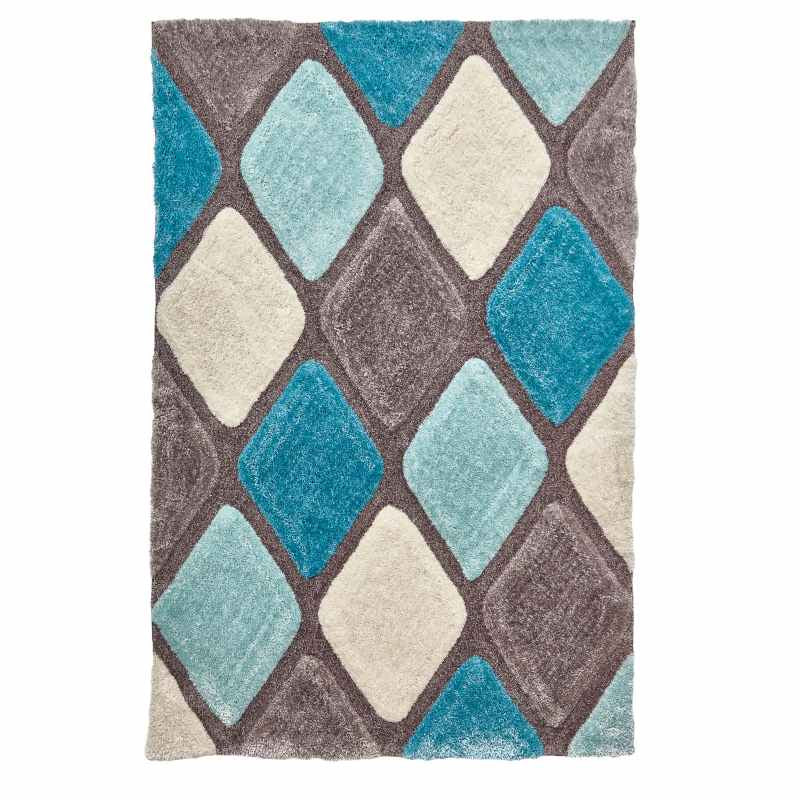 Noble House Rugs NH9247 Grey Blue