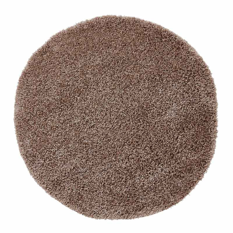 Vista Circular Shaggy Round Rugs 2236 Beige