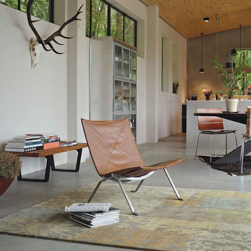 Kodari Patchwork rugs 194001 in Green and by Brink & Campman