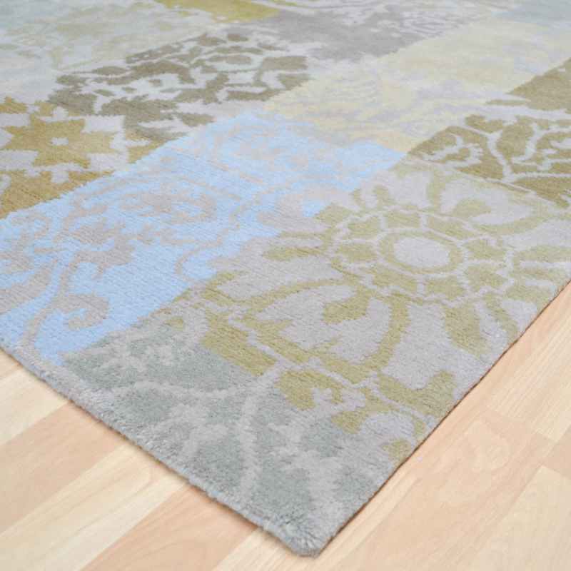 Kodari Patchwork rugs 194001 in Green and by Brink & Campman