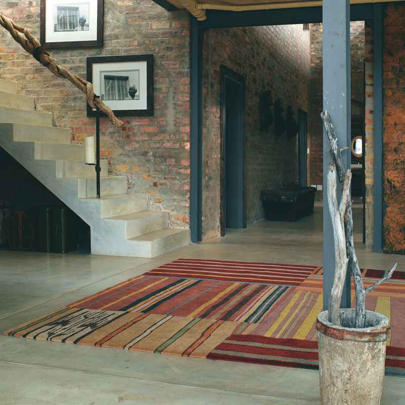 Yara Out Of The Blue Hand Knotted Wool Rugs 133803 by Brink & Campman