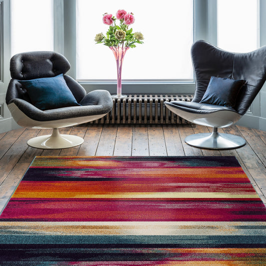 Nova Rugs NV05 in Stripe Multi