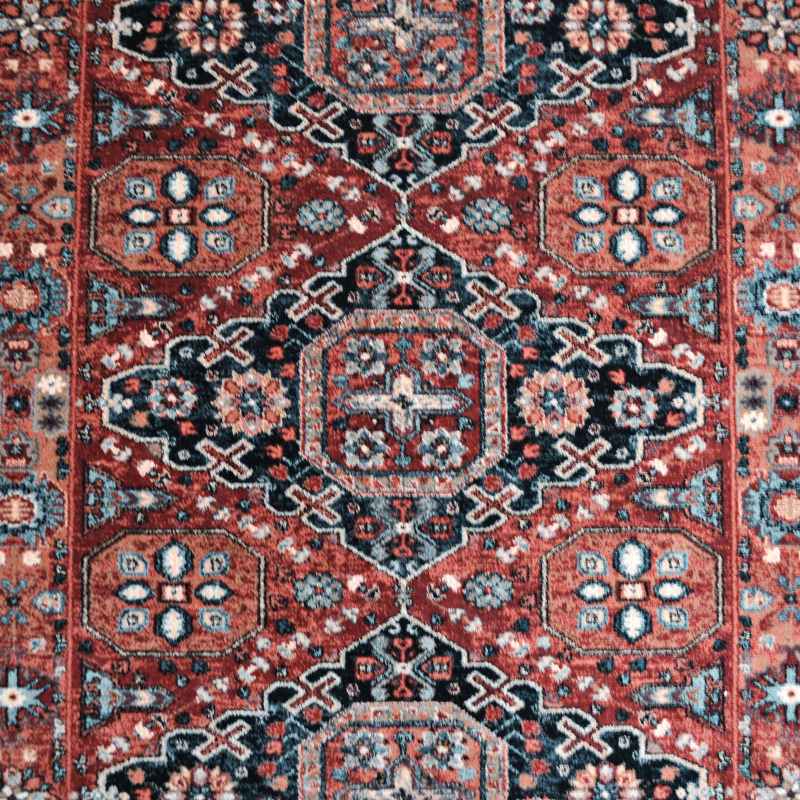 Royal Kashqai Traditional Wool Rugs 4308 300 in Brick Red