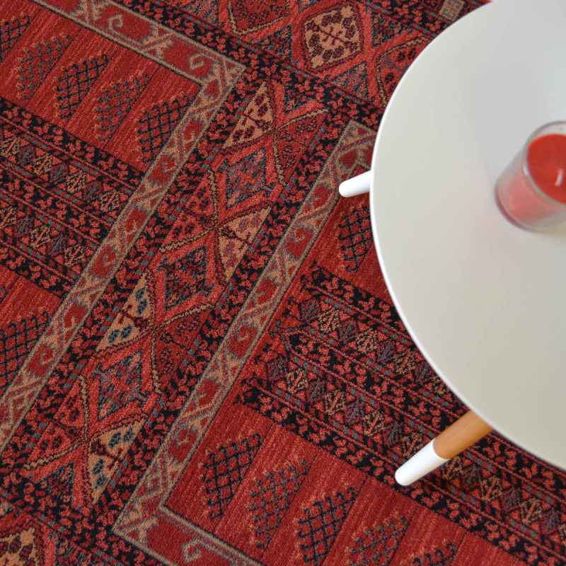 Royal Kashqai Traditional Wool Rugs 4346 300 in Red
