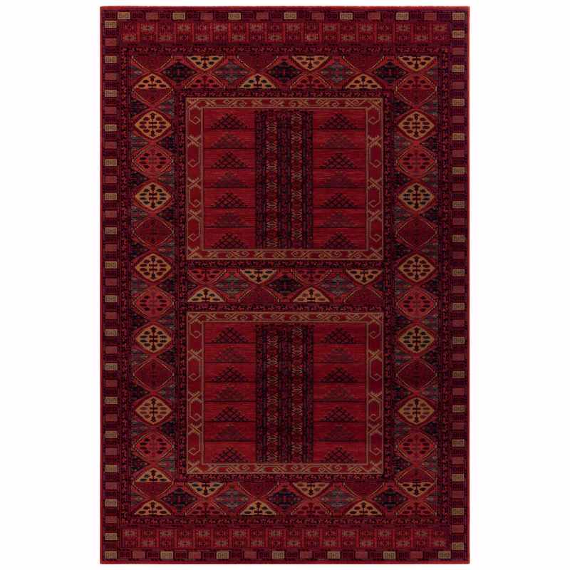 Royal Kashqai Traditional Wool Rugs 4346 300 in Red