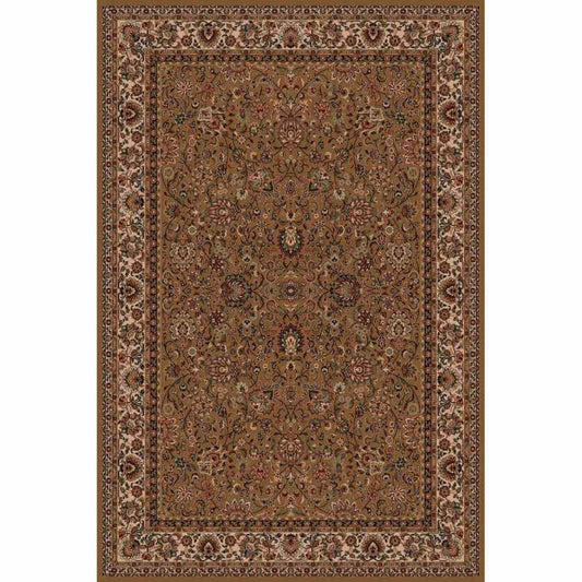 Kashqai Traditional Persian Rugs 4362 600 in Olive Green