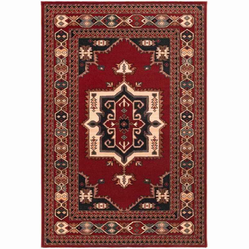 Royal Kashqai 4370 &#8203;300  Traditional Wool Rugs in Red