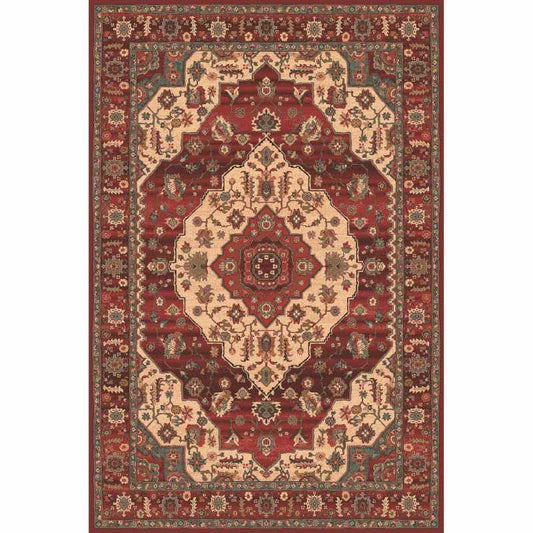 Kashqai 4377 300 Traditional Kazak Wool Rug in Red