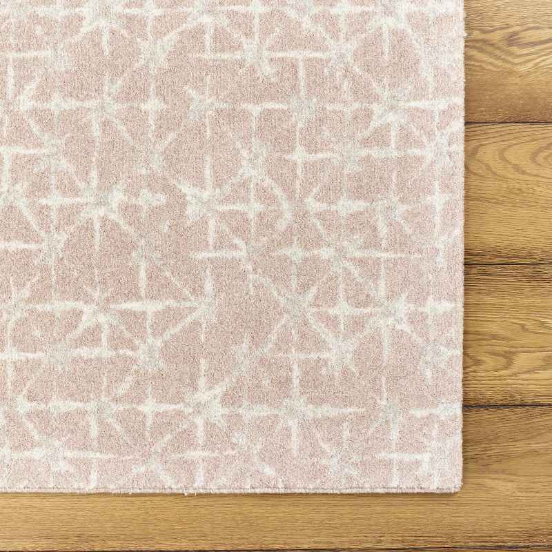 Chamonix Abstract Wool 46011 200 Rugs in Pink