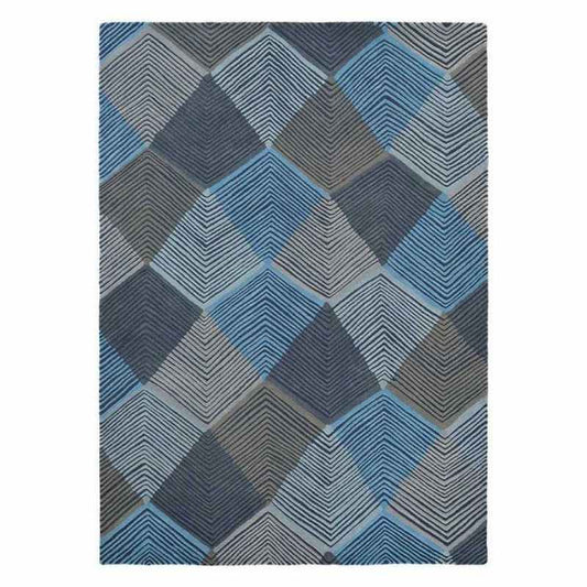 Rhythm Rugs in Indigo 40908 by Harlequin