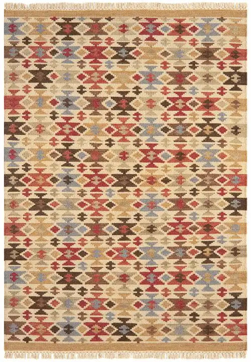 Asiatic kelims traditional and modern km 05 Orange Living Room Wool Rug.