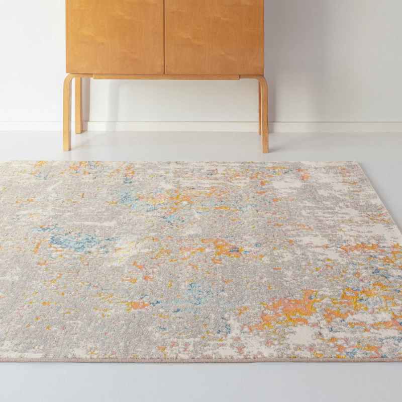 City Modern Abstract Rugs 466117 AK990 in Taupe Multi