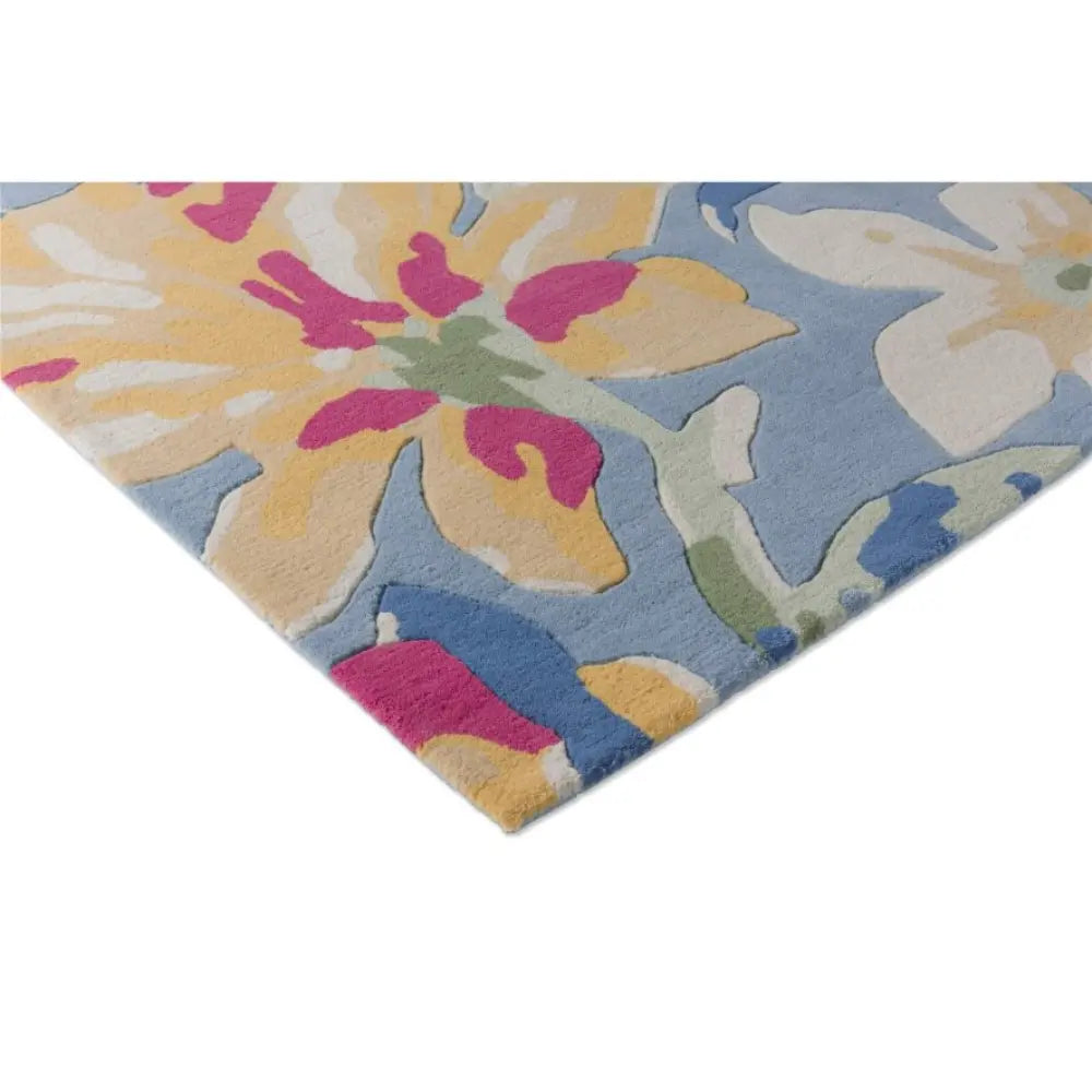 Tulips Laura Ashley China Blue 082208 Rug