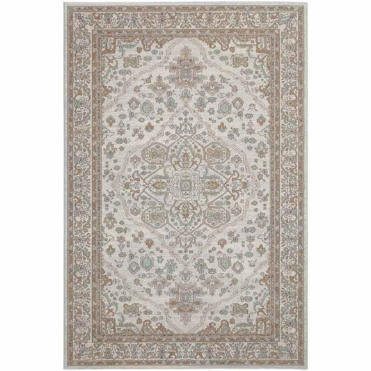 Phoenix Traditional Wool Wilton Medallion Rug 47701 100