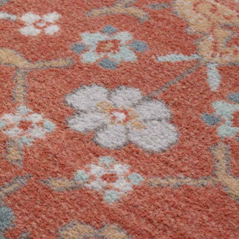 Phoenix Traditional Wool Wilton Floral Rug 47726 300