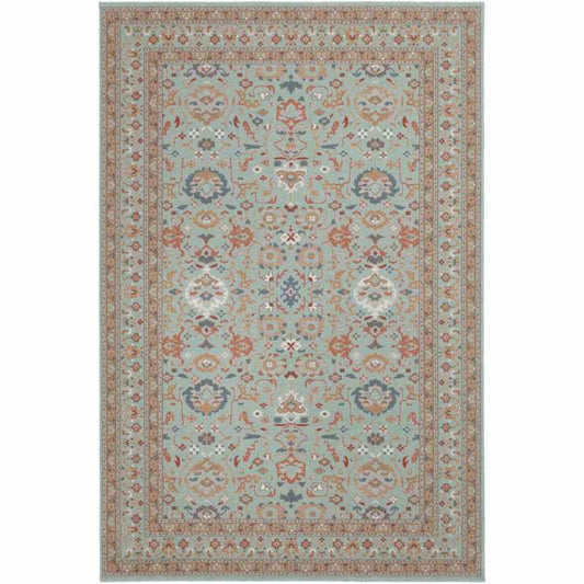 Phoenix Traditional Wool Wilton Floral Rug 47726 400