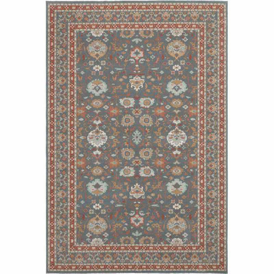Phoenix Traditional Wool Wilton Floral Rug 47726 500