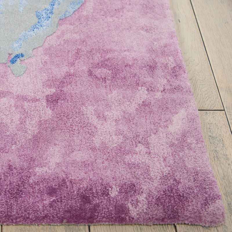 Prismatic Modern Abstract Rugs PRS11 Silver Grey by Nourison