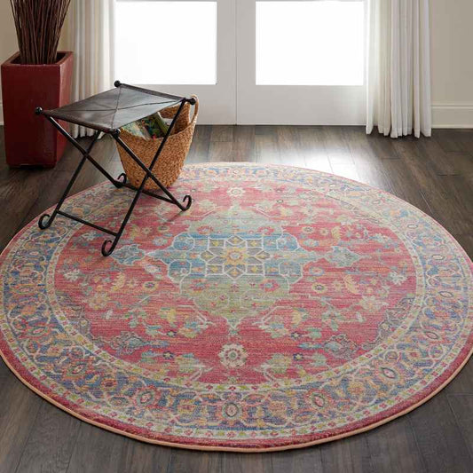 Ankara Global Circle Traditional Persian rug ANR01 in Multi