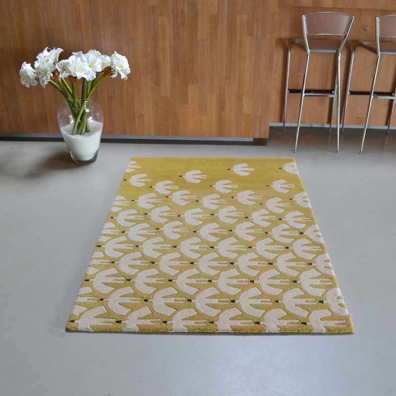 Scion Pajaro Rugs 23906 Ochre