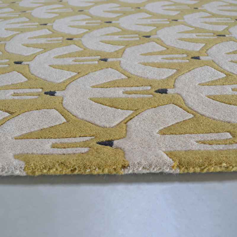 Scion Pajaro Rugs 23906 Ochre