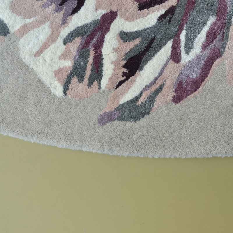 Tranquility Round Rugs 56001 by Ted Baker in Beige