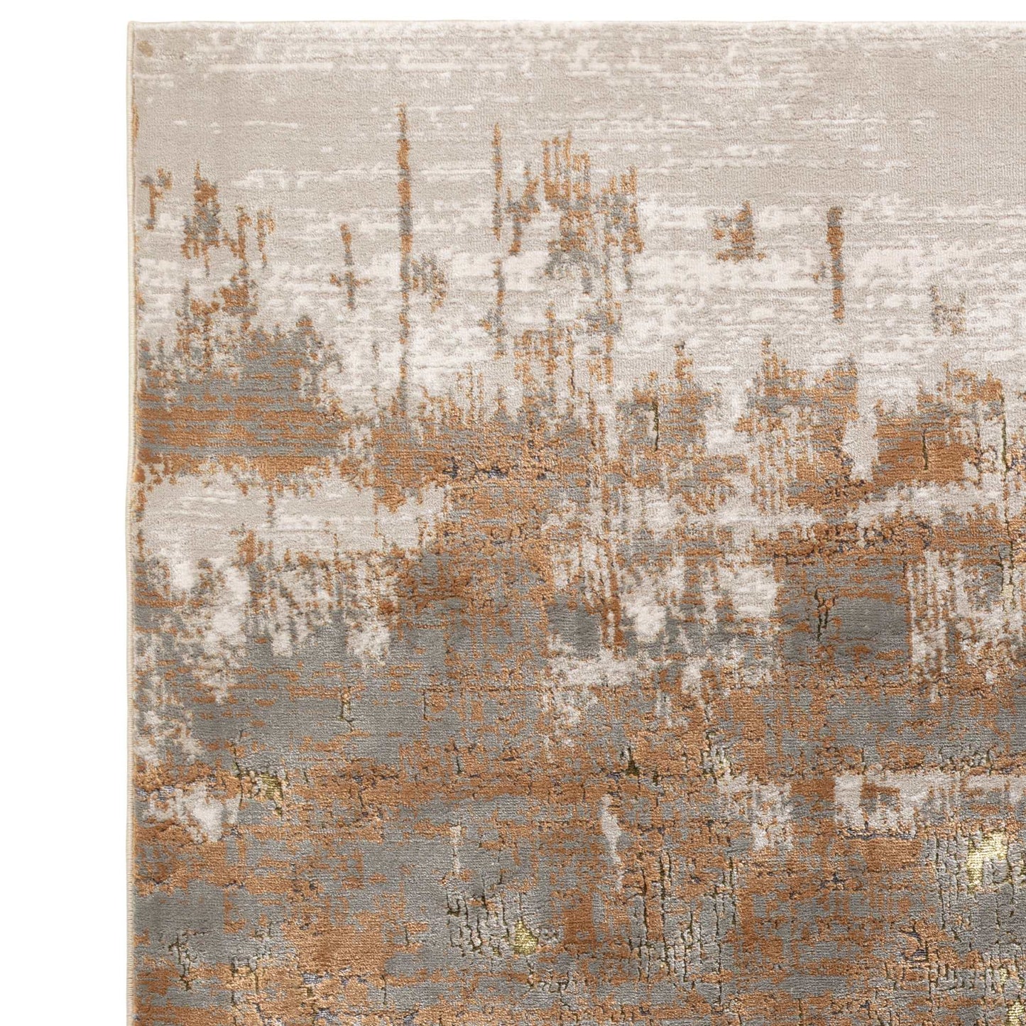 Aurora Rugs AU01 in Dune Gold - Modern Abstract Design