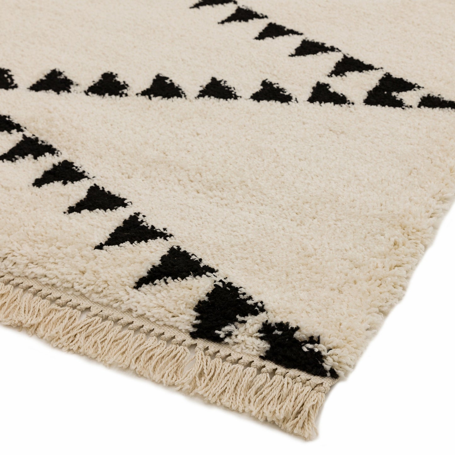 Rocco Boho Moroccan Rugs RC03 in Cream