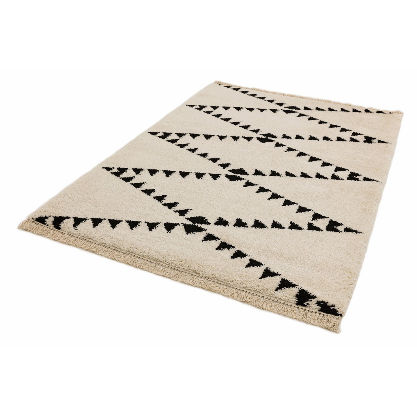 Rocco Boho Moroccan Rugs RC03 in Cream