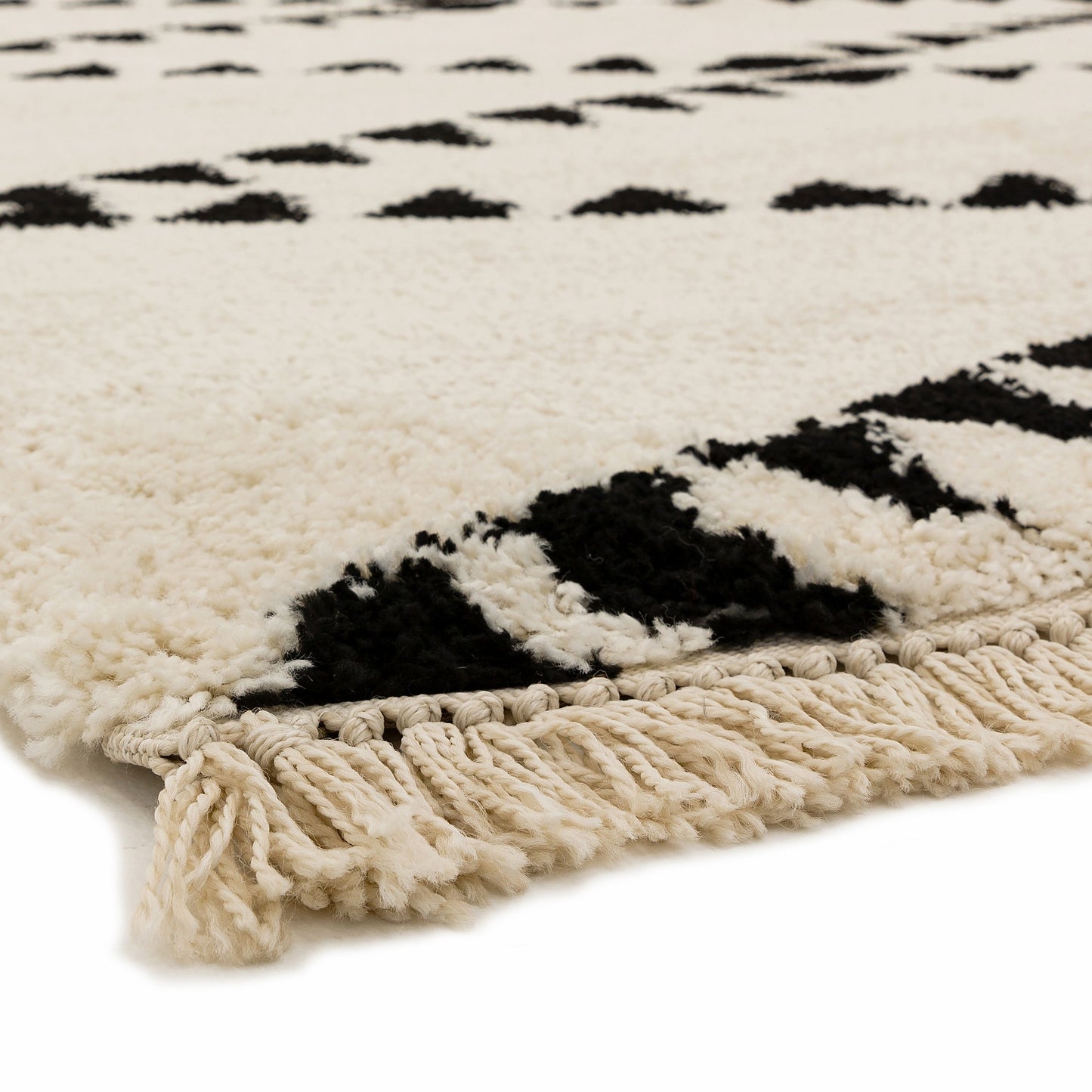 Rocco Boho Moroccan Rugs RC03 in Cream