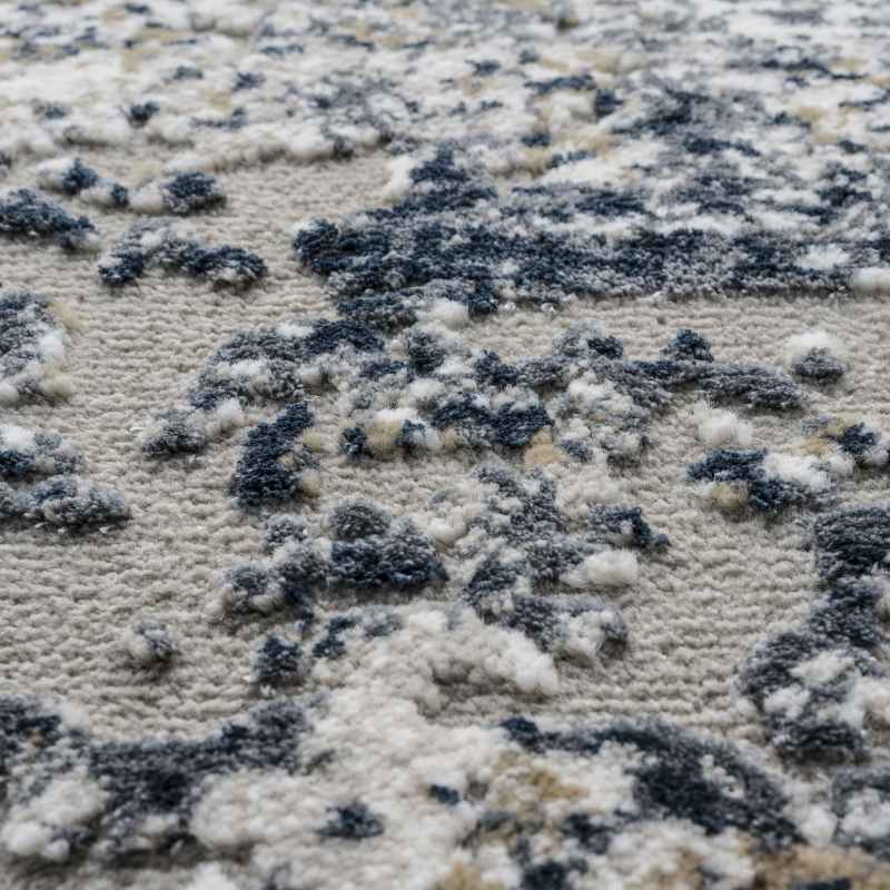 Canyon 52014 7777 Modern Abstract Rugs in Blue