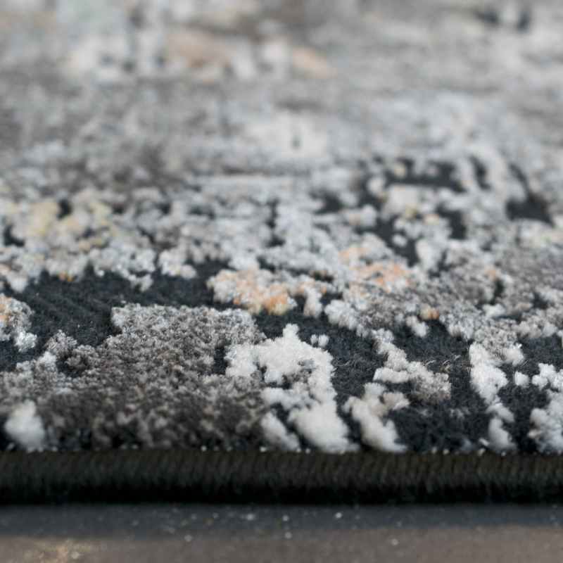 Canyon Abstract Modern Rugs 52023 3535 in Dark Grey