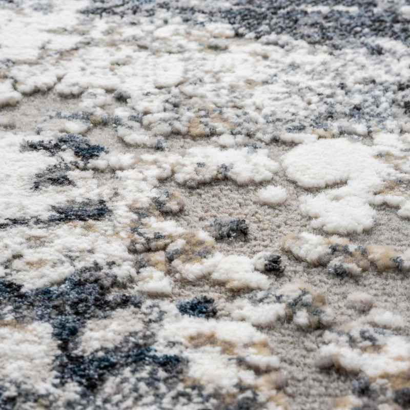 Canyon 52059 5747 Textured Abstract Rugs in Blue