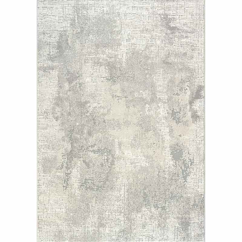 Canyon Abstract Modern Rug 52068 6484 in Silver Grey