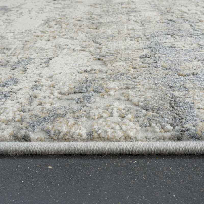 Canyon Abstract Modern Textured Rug 52078 6626 in Grey