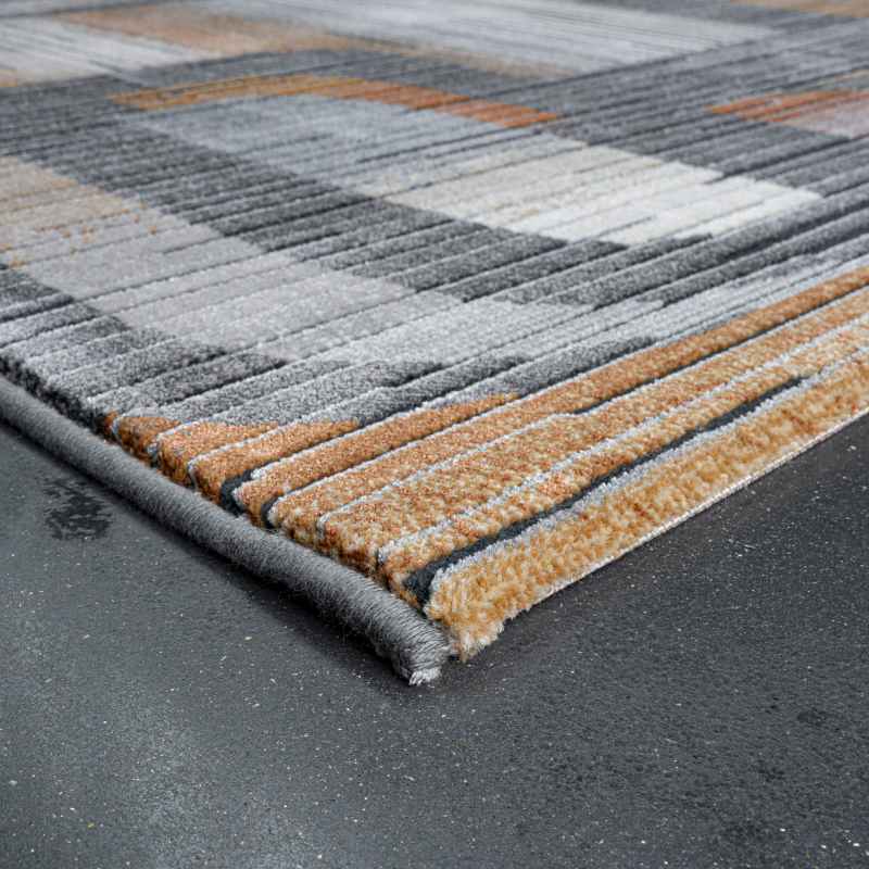 Canyon Geometric Modern Rug 52093 4848 in Grey