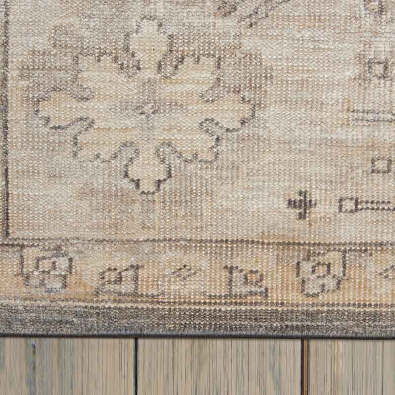 Aldora ALD08 Traditional Bordered Rugs in Aubergine by Nourison