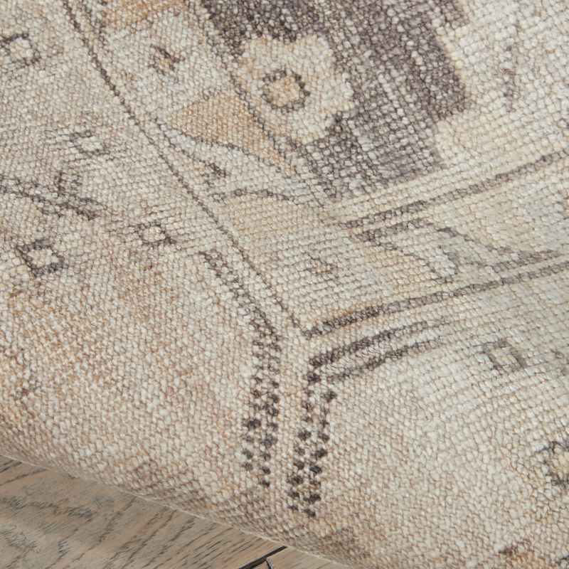 Aldora ALD08 Traditional Bordered Rugs in Aubergine by Nourison